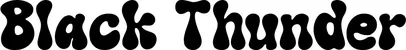 Produktbeispiel Schriftzug - Black Thunder