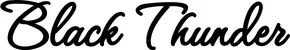 Produktbeispiel Schriftzug - Black Thunder