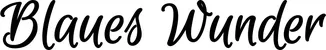 Produktbeispiel Schriftzug - Blaues Wunder