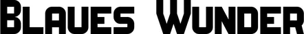 Produktbeispiel Schriftzug - Blaues Wunder