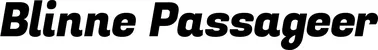 Produktbeispiel Schriftzug - Blinne Passageer