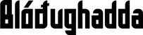 Produktbeispiel Schriftzug - Blóðughadda