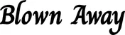 Produktbeispiel Schriftzug - Blown Away