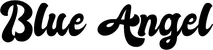 Produktbeispiel Schriftzug - Blue Angel