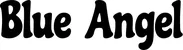 Produktbeispiel Schriftzug - Blue Angel