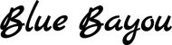 Produktbeispiel Schriftzug - Blue Bayou