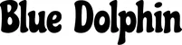 Produktbeispiel Schriftzug - Blue Dolphin