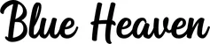 Produktbeispiel Schriftzug - Blue Heaven