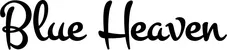 Produktbeispiel Schriftzug - Blue Heaven