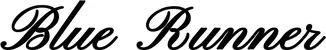 Produktbeispiel Schriftzug - Blue Runner