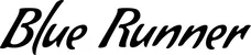 Produktbeispiel Schriftzug - Blue Runner