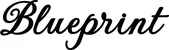 Produktbeispiel Schriftzug - Blueprint