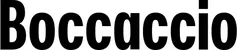 Produktbeispiel Schriftzug - Boccaccio