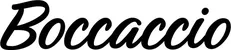 Produktbeispiel Schriftzug - Boccaccio