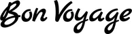 Produktbeispiel Schriftzug - Bon Voyage