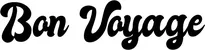 Produktbeispiel Schriftzug - Bon Voyage