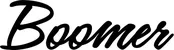 Produktbeispiel Schriftzug - Boomer