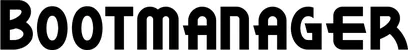 Produktbeispiel Schriftzug - Bootmanager