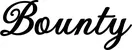 Produktbeispiel Schriftzug - Bounty