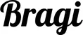Produktbeispiel Schriftzug - Bragi