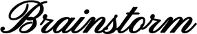 Produktbeispiel Schriftzug - Brainstorm