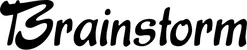 Produktbeispiel Schriftzug - Brainstorm