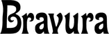 Produktbeispiel Schriftzug - Bravura