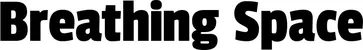 Produktbeispiel Schriftzug - Breathing Space