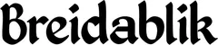 Produktbeispiel Schriftzug - Breidablik