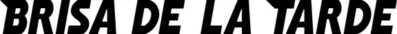 Produktbeispiel Schriftzug - Brisa de la Tarde