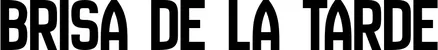 Produktbeispiel Schriftzug - Brisa de la Tarde