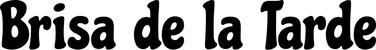 Produktbeispiel Schriftzug - Brisa de la Tarde