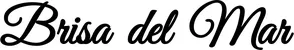 Produktbeispiel Schriftzug - Brisa del Mar