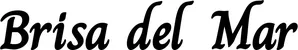 Produktbeispiel Schriftzug - Brisa del Mar