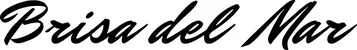 Produktbeispiel Schriftzug - Brisa del Mar