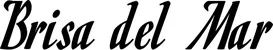 Produktbeispiel Schriftzug - Brisa del Mar