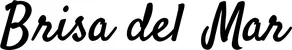 Produktbeispiel Schriftzug - Brisa del Mar