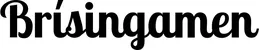 Produktbeispiel Schriftzug - Brísingamen