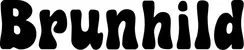 Produktbeispiel Schriftzug - Brunhild