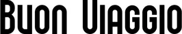 Produktbeispiel Schriftzug - Buon Viaggio