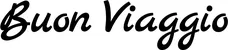 Produktbeispiel Schriftzug - Buon Viaggio