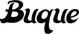 Produktbeispiel Schriftzug - Buque