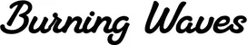 Produktbeispiel Schriftzug - Burning Waves