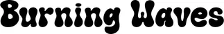 Produktbeispiel Schriftzug - Burning Waves