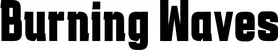 Produktbeispiel Schriftzug - Burning Waves