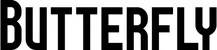 Produktbeispiel Schriftzug - Butterfly