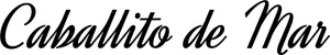 Produktbeispiel Schriftzug - Caballito de Mar