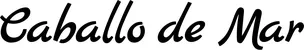 Produktbeispiel Schriftzug - Caballo de Mar