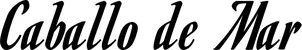 Produktbeispiel Schriftzug - Caballo de Mar