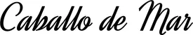 Produktbeispiel Schriftzug - Caballo de Mar